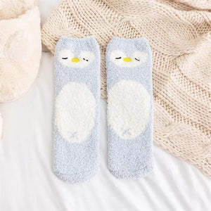 Fluffy Bird Socks