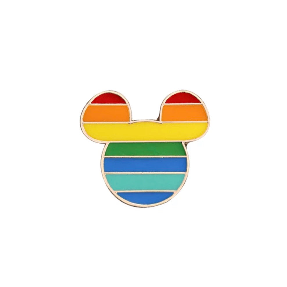 Rainbow Mickey Pin